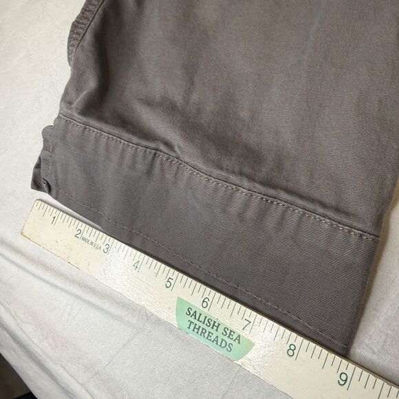 Horny Toad Women's 6 Gray Wide Leg Chino Pants Classic - Picture 7 of 8